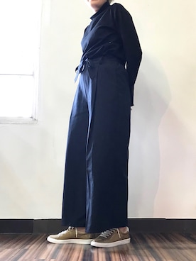 「シンプルおしゃれが好き」｜Esmeralda（エスメラルダ）さん（レディース・160cm）の秋コーディネート