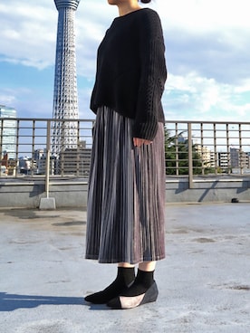 「シンプルおしゃれが好き」｜Esmeralda（エスメラルダ）さん（レディース・160cm）の冬コーディネート