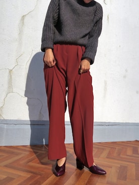 「テラコッタ」｜Esmeralda（エスメラルダ）さん（レディース・160cm）の秋コーディネート