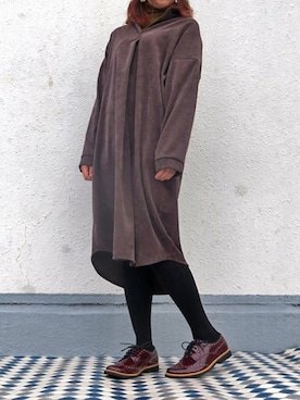 「スタッズ」｜Esmeralda（エスメラルダ）さん（レディース・160cm）の冬コーディネート