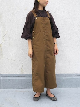 「niko and ...」｜「アイテム（バレエシューズ）」を使った、Esmeralda（エスメラルダ）さん（レディース・160cm）の秋コーディネート