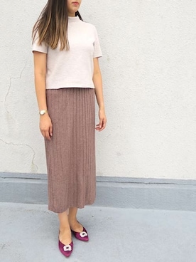 「mio notis（ミオノティス）のアイテム」を使った、Esmeralda（エスメラルダ）さん（レディース・160cm）の秋コーディネート