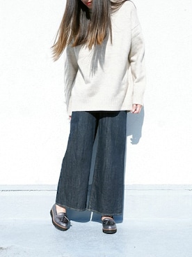 「mio notis（ミオノティス）のアイテム」を使った、Esmeralda（エスメラルダ）さん（レディース・167cm）の秋コーディネート