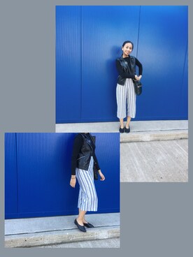 「blue」｜「アイテム（スリッポン）」を使った、Tiffany  |  티파니さん（レディース・155cm）の夏コーディネート