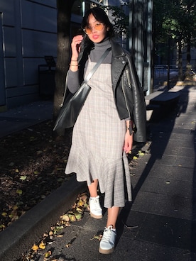 「Abercrombie&Fitch（アバークロンビーアンドフィッチ）のアイテム（その他アウター）」を使った、Tiffany  |  티파니さん（レディース・155cm）の秋コーディネート