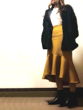 m ☺︎さん(レディース・156cm)の冬コーディネート