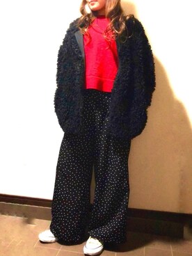 m ☺︎さん(レディース・157cm)の冬コーディネート