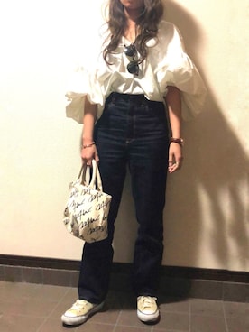 m ☺︎さん（レディース・149cm）の春コーディネート