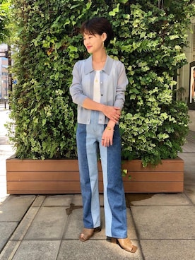 YONEHAMAさん（レディース・157cm）の夏コーディネート