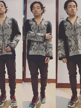 「ISABEL MARANT（イザベルマラン）のアイテム（パンツ）」を使った、kennyphkさん（メンズ・170cm）の冬コーディネート