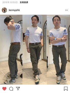 「MANGO（マンゴ）のアイテム」を使った、kennyphkさん（メンズ・170cm）の冬コーディネート