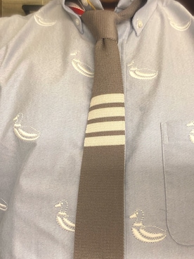 「THOM BROWNE（トムブラウン）のアイテム（シャツ/ブラウス）」を使った、kennyphkさん（メンズ・169cm）の春コーディネート