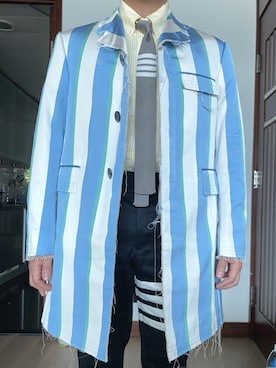 「THOM BROWNE（トムブラウン）のアイテム（ジャケット/アウター）」を使った、kennyphkさん（メンズ・169cm）の夏コーディネート