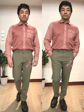 「27 Fridayのアイテム」を使った、kennyphkさん（メンズ・169cm）の夏コーディネート