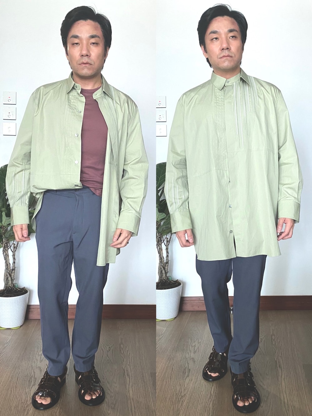 「Vivienne Westwoodのアイテム（Tシャツ/カットソー、レッド系）」を使った、kennyphkさん（メンズ・169cm）の夏コーディネートの1枚目の写真
