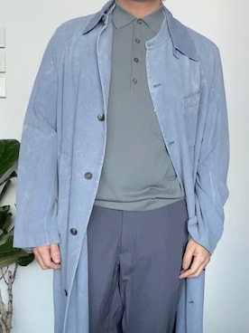 「ROCHAS（ロシャス）のアイテム（ジャケット/アウター）」を使った、kennyphkさん（メンズ・169cm）の秋コーディネート