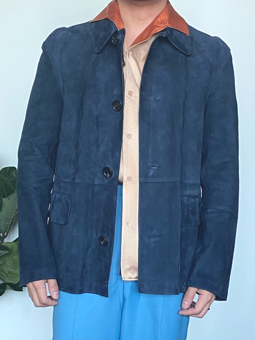 「BOTTEGA VENETAのアイテム（シャツ/ブラウス、ベージュ系）」を使った、kennyphkさん（メンズ・169cm）の秋コーディネートの1枚目の写真