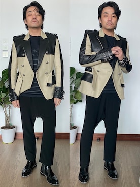 「GIVENCHY（ジバンシイ）のアイテム（ブーツ）」を使った、kennyphkさん（メンズ・169cm）の秋コーディネート