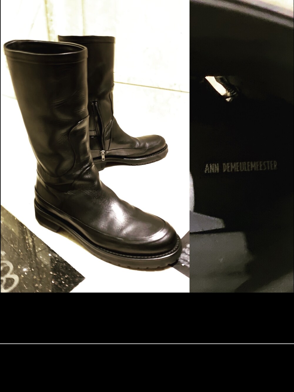 「Ann DEMEULEMEESTERのアイテム（ブーツ、ブラック系）」を使った、kennyphkさん（メンズ・169cm）の秋コーディネートの1枚目の写真