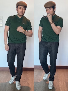 「PRADA（プラダ）のアイテム（スラックス）」を使った、kennyphkさん（メンズ・169cm）の秋コーディネート