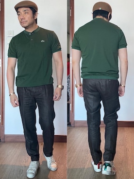 「PRADA（プラダ）のアイテム（スラックス）」を使った、kennyphkさん（メンズ・169cm）の秋コーディネート