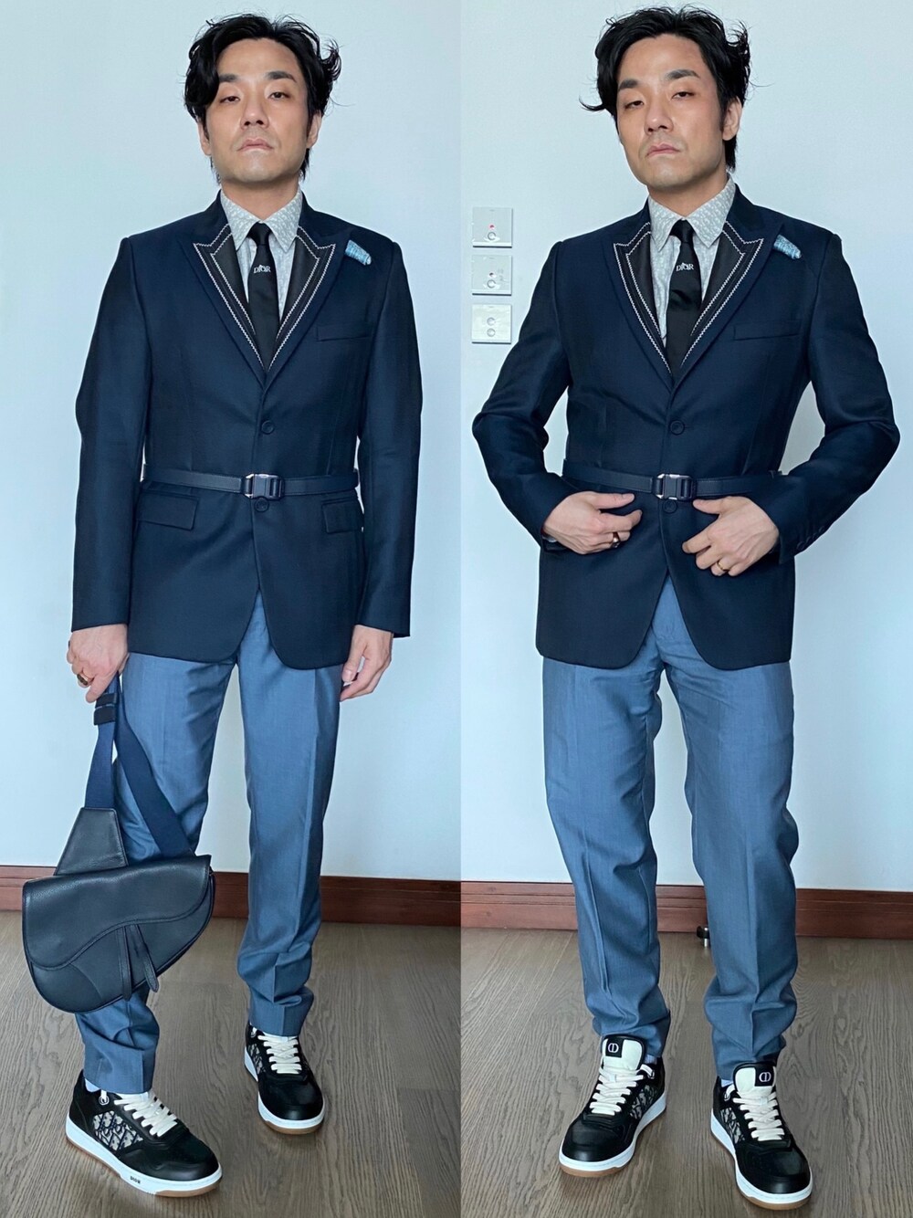 Dior hommeのマフラーを使った人気ファッションコーディネート - WEAR