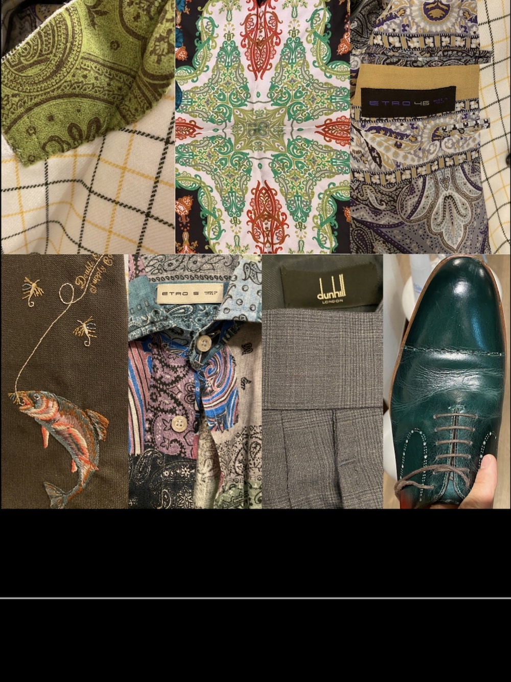 「ETROのアイテム（シャツ/ブラウス、その他）」を使った、kennyphkさん（メンズ・169cm）の冬コーディネートの1枚目の写真