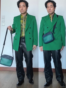 「GIVENCHY（ジバンシイ）のアイテム（フォーマルスーツ/小物）」を使った、kennyphkさん（メンズ・169cm）の冬コーディネート