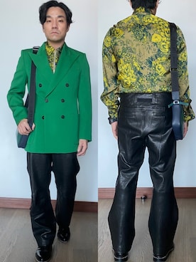 「GIVENCHY（ジバンシイ）のアイテム（フォーマルスーツ/小物）」を使った、kennyphkさん（メンズ・169cm）の冬コーディネート