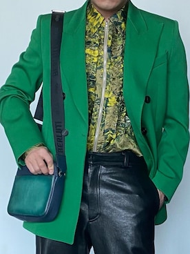 「GIVENCHY（ジバンシイ）のアイテム（フォーマルスーツ/小物）」を使った、kennyphkさん（メンズ・169cm）の冬コーディネート