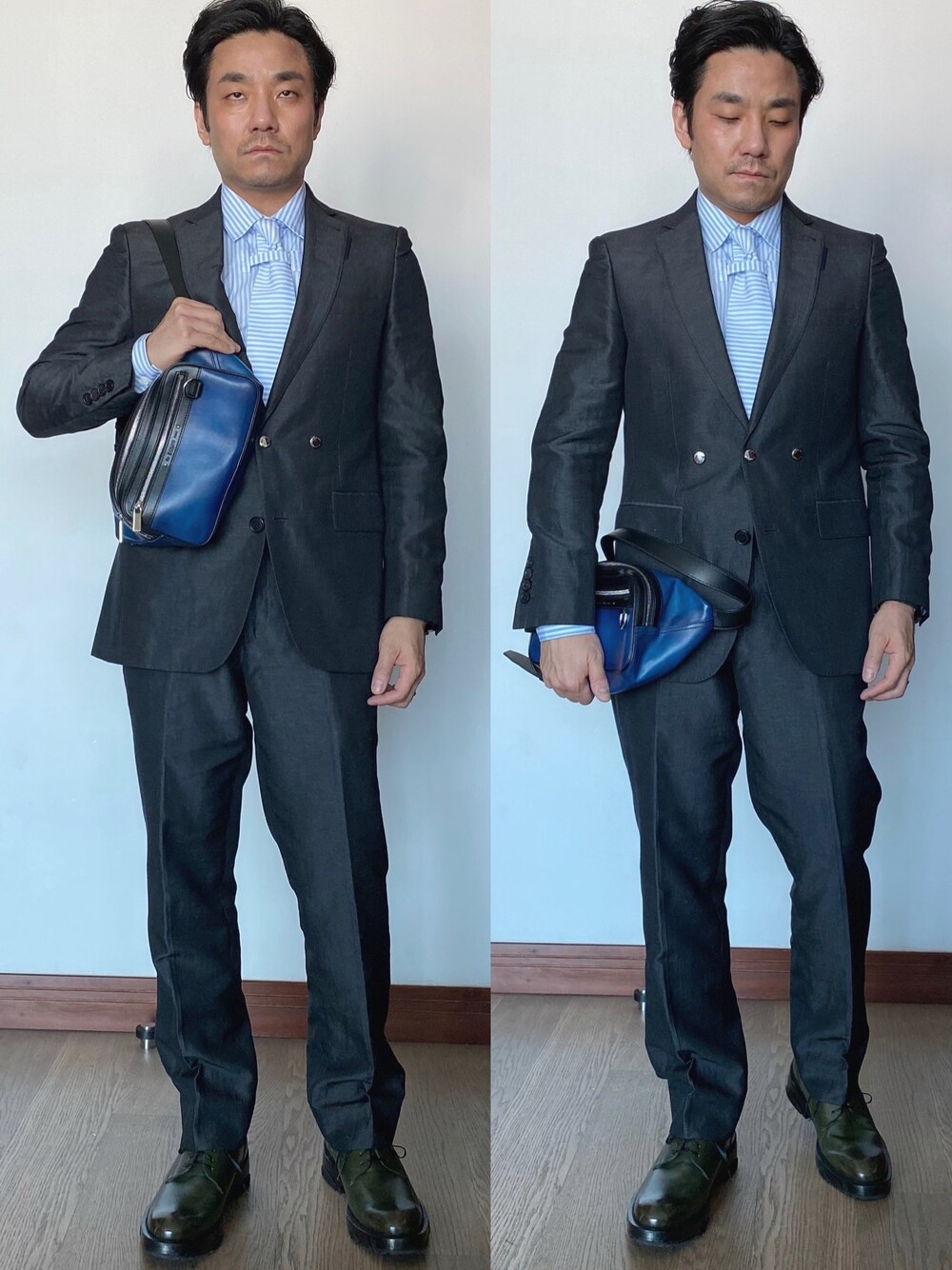 BURBERRYのスーツセットを使った人気ファッションコーディネート - WEAR