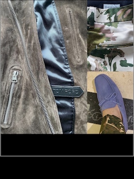 「DRIES VAN NOTEN（ドリスヴァンノッテン）のアイテム（スラックス）」を使った、kennyphkさん（メンズ・169cm）の春コーディネート