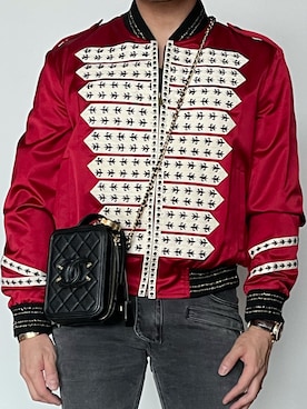 「YSL（ワイエスエル）のアイテム（MA-1）」を使った、kennyphkさん（メンズ・169cm）の春コーディネート
