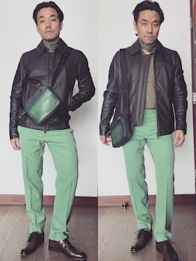 「アイテム（MA-1）」を使った、kennyphkさん（メンズ・169cm）の春コーディネート