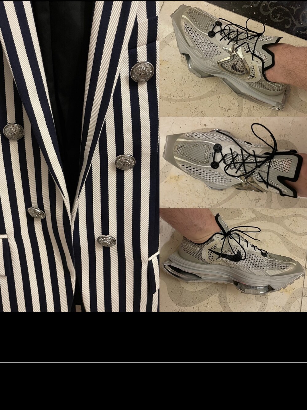 「BALMAINのアイテム（スーツジャケット、その他）」を使った、kennyphkさん（メンズ・169cm）の春コーディネートの1枚目の写真