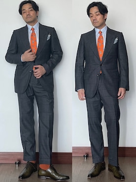 「アイテム（スーツセット）」を使った、kennyphkさん（メンズ・169cm）の夏コーディネート