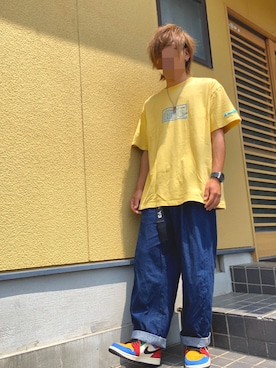 「ストリート系」｜「アイテム（腕時計）」を使った、海勢さん（メンズ・170cm）の夏コーディネート