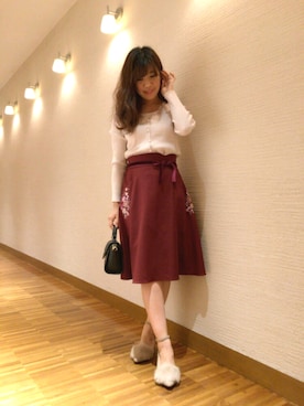 「BSTR」｜「アイテム（アンサンブル）」を使った、ayakaさん（レディース・158cm）の冬コーディネート