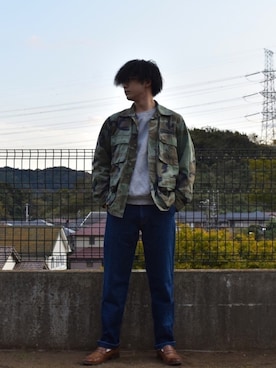 「支給品」｜アイマスクさん（メンズ・177cm）の冬コーディネート
