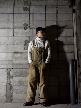 「Danner（ダナー）のアイテム（モカシン/デッキシューズ）」を使った、アイマスクさん（メンズ・177cm）の冬コーディネート