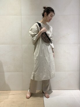「abahouse」｜「アイテム（ワンピース/ドレス）」を使った、SAYAKAさん（レディース・165cm）の春コーディネート