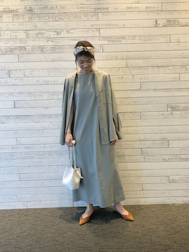 「abahouse」｜「アイテム（ワンピース/ドレス）」を使った、SAYAKAさん（レディース・165cm）の夏コーディネート