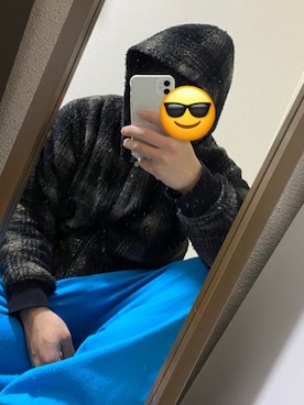 「パジャマ」｜「アイテム（アクセサリー）」を使った、きゃぷぅさん（メンズ・177cm）の春コーディネート