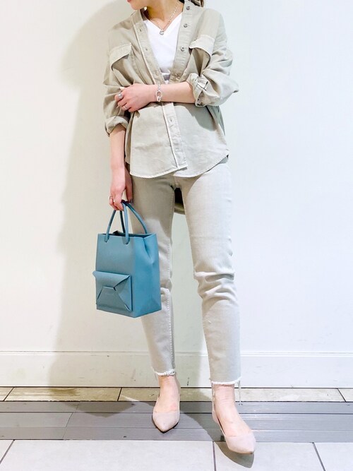 Hory Rive Droite 柏ｽﾃｰｼｮﾝﾓｰﾙ Yanukのシャツ ブラウスを使ったコーディネート Wear