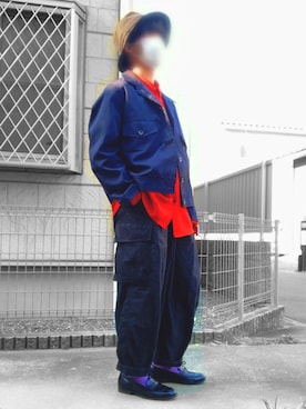 「Nothing special（ナッシングスペシャル）のアイテム」を使った、ゆうさん（メンズ・169cm）の春コーディネート