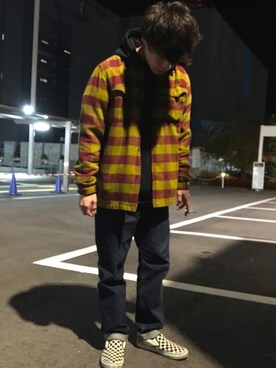 「usedのアイテム（シャツ/ブラウス、その他）」を使った、ha-taさん（メンズ・175cm）の春コーディネート