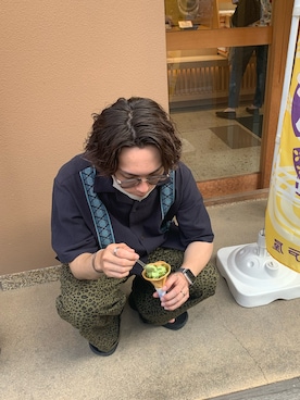 「HOKA（ホカ）のHOKA ONE ONE/ホカ オネオネ　ORA RECOVERY FLIP メンズ オラ リカバリー フリップ（サンダル、ブラック系）」を使った、ha-taさん（メンズ・175cm）の冬コーディネート