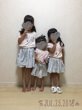 ❁さん（キッズ・110cm）の夏コーディネート