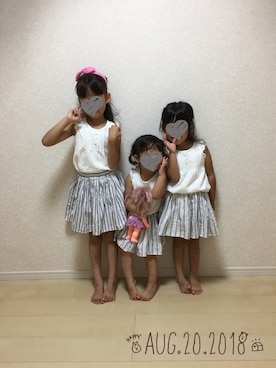 ❁さん（キッズ・110cm）の秋コーディネート