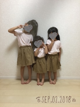 ❁さん（キッズ・110cm）の秋コーディネート